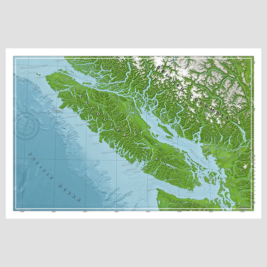 Map of Vancouver Island - www.cdedwards.com