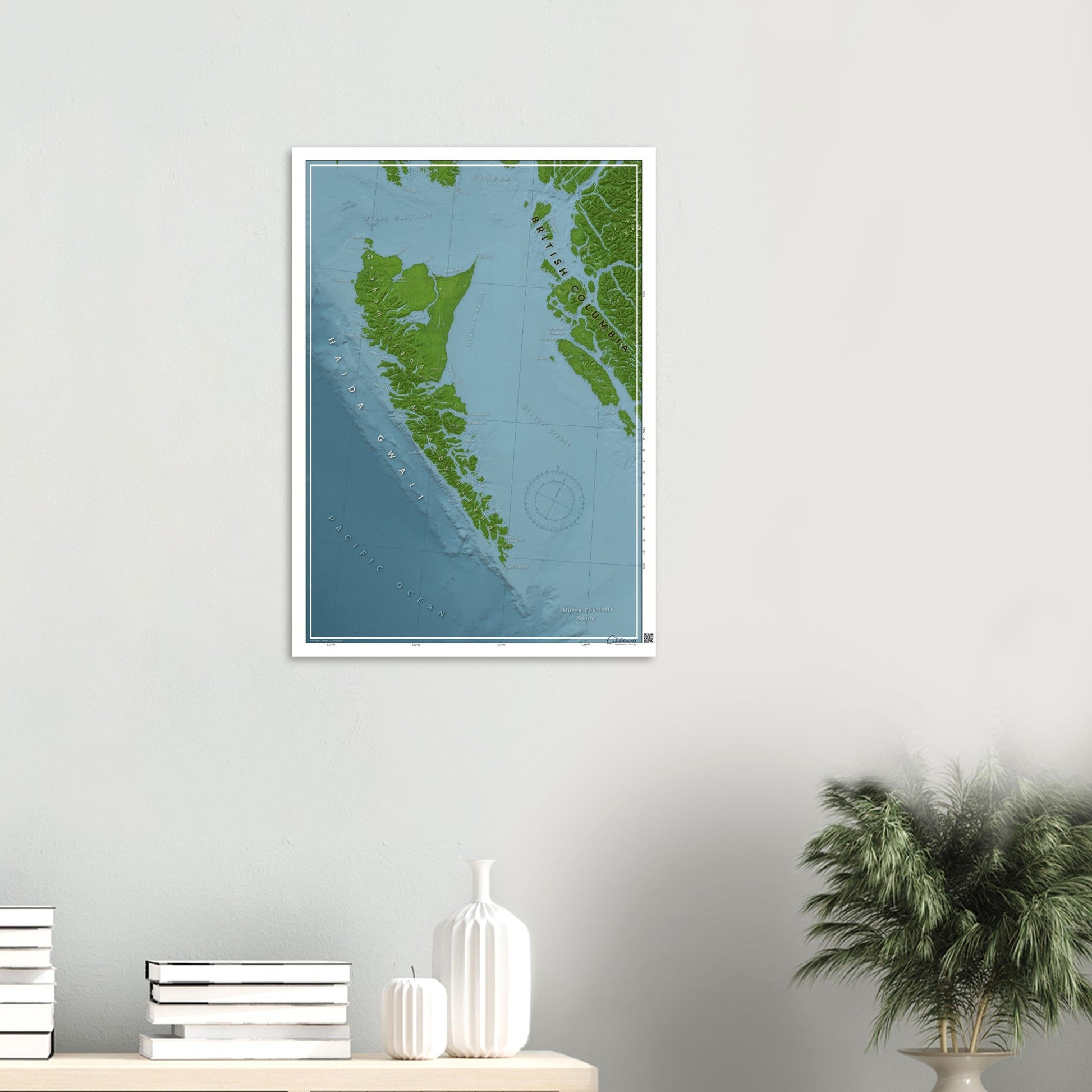 Map of Haida Gwaii - www.cdedwards.com